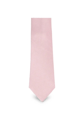 TOM FORD textured-weave tie - Pink