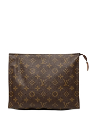 Louis Vuitton Pre-Owned 1996 Monogram Toiletry Pouch 26 clutch bag - Brown