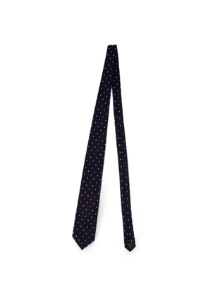 TOM FORD polka-dot silk tie - Blue