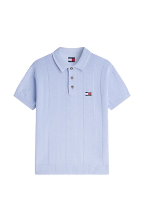 Tommy Hilfiger logo-patch polo shirt - Blue