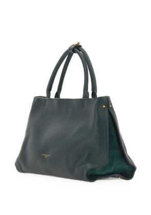 GIANNI CHIARINI Amal hammered leather tote bag - Green