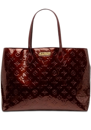 Louis Vuitton Pre-Owned 2010 Monogram Vernis Wilshire MM tote bag - Red