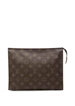 Louis Vuitton Pre-Owned 1986 Monogram Toiletry Pouch 26 clutch bag - Brown