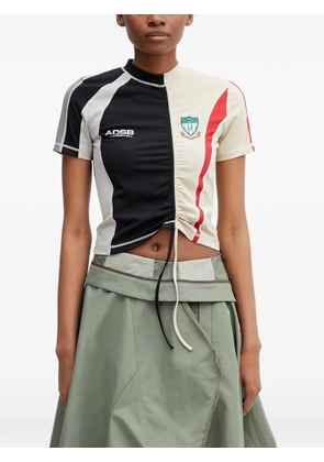 Andersson Bell ruched panelled T-shirt - Black