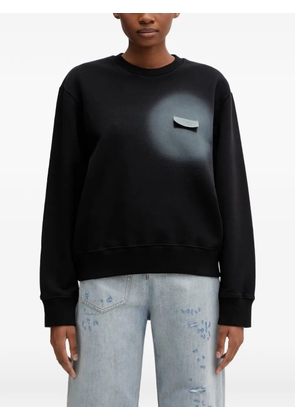 MM6 Maison Margiela patch-detail sweatshirt - Black
