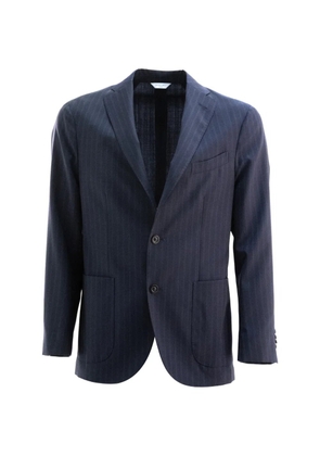 Boglioli pinstriped single-breasted suit - Blue