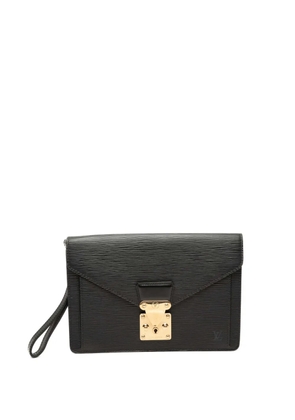 Louis Vuitton Pre-Owned 2005 Epi Pochette Sellier Dragonne clutch bag - Black