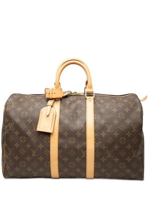 Louis Vuitton Pre-Owned 2001 Monogram Keepall 45 travel bag - Brown