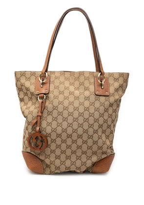 Gucci Pre-Owned 2000-2015 Medium GG Canvas GG Charm tote bag - Neutrals