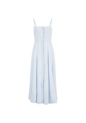 Gabriela Hearst Magritte sleeveless midi dress - Blue