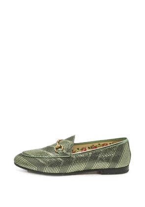 Gucci Pre-Owned Jordaan Horsebit loafers - Green