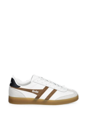 Gola Viper suede-panelled logo-print sneakers - White