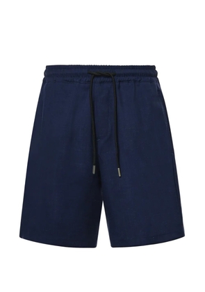 Giuliano Galiano Sense drawstring elasticated-waist shorts - Blue