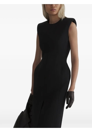 Mugler stockman midi dress - Neutrals