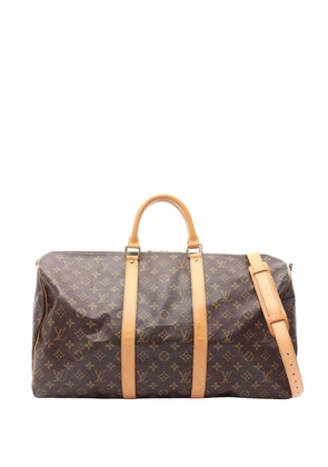 Louis Vuitton Pre-Owned 2004 Monogram Keepall Bandouliere 50 travel bag - Brown