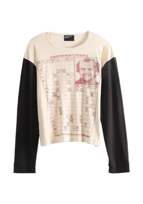 Enfants Riches Déprimés Jack Serbian Fantasy long-sleeve T-shirt - Neutrals