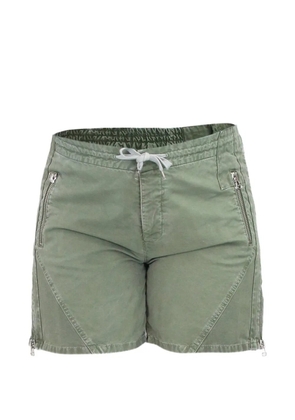 Ermanno Scervino Vintage drawstring panelled mini shorts - Green
