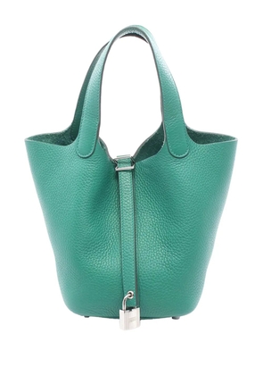 Hermès Pre-Owned 2024 Clemence Picotin Lock 18 handbag - Green