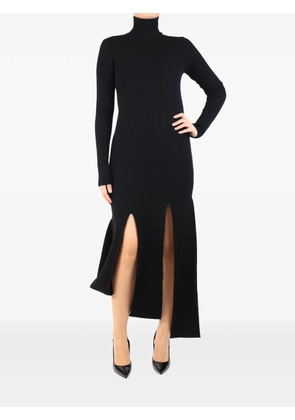 Bottega Veneta Pre-Owned ribbed high-neck dress - Black