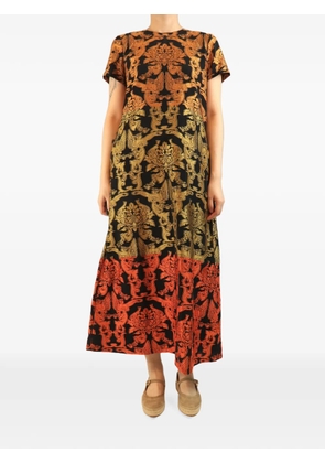 La DoubleJ jacquard maxi dress - Black