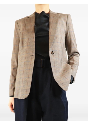 FRAME check-pattern blazer - Neutrals