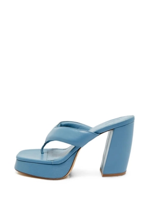 424 platform thong sandals - Blue