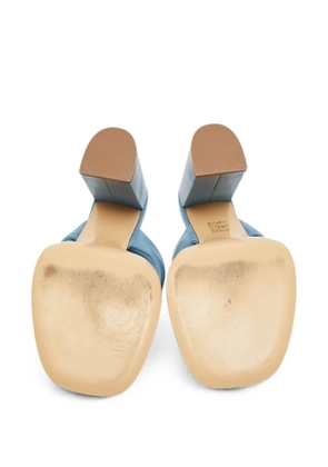 424 platform thong sandals - Blue