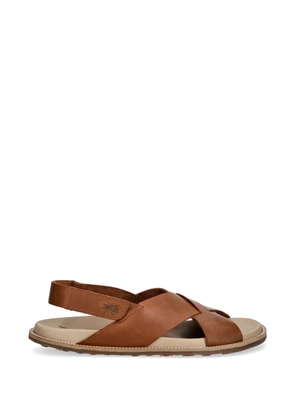 Fly London crossover-strap slingback sandals - Brown