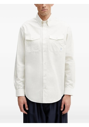 Drôle De Monsieur check-pattern button-down shirt - Neutrals
