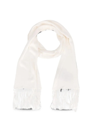 TOM FORD fringed scarf - White