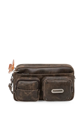 Andersson Bell Butterfly multi-pocket shoulder bag - Brown