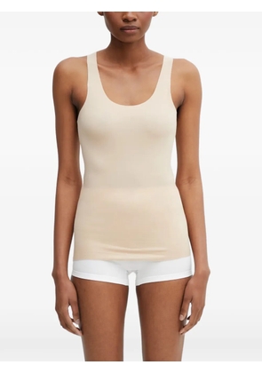 MM6 Maison Margiela logo-print tank top - Neutrals