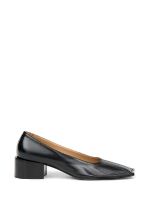 Maison Margiela piped square-toe pumps - Black