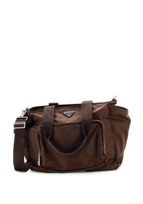 Prada Pre-Owned Baby Bag Re-Nylon Medium crossbody bag - Brown