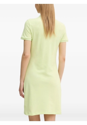 Lacoste logo-patch short-sleeve mini dress - Green