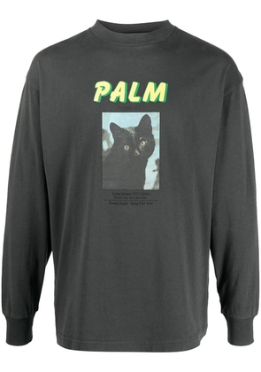 Palm Angels graphic-print sweatshirt - Black