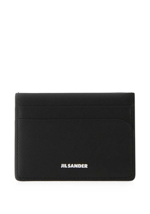 Jil Sander leather card holder - Black