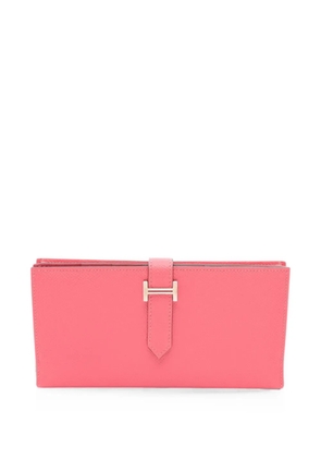 Hermès Pre-Owned 2016 Bearn Soufflet bi-fold wallet - Pink
