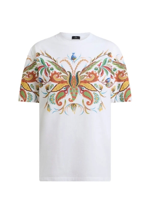 ETRO cotton paisley-print T-shirt - White