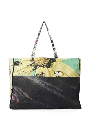 DRx x STEFAN MEIER x LN-CC Powerful Connection graphic-print canvas tote bag - Black