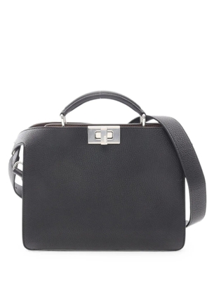 Fendi Pre-Owned 2010s small Peekaboo ISeeU two-way handbag - Black