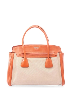 Prada Pre-Owned 2010s Saffiano leather tote bag - Neutrals