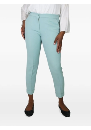 Etro Pre-Owned pressed-crease trousers - Green