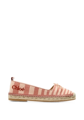 Chloé Isla striped espadrille sneakers - Neutrals