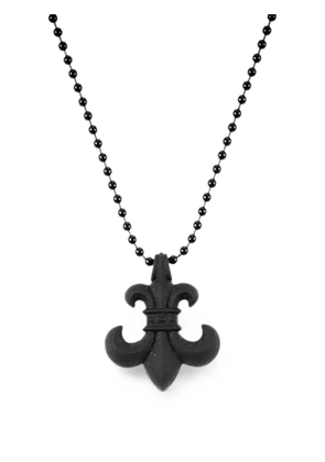 Chrome Hearts BS Fleur ball-chain pendant necklace - Black