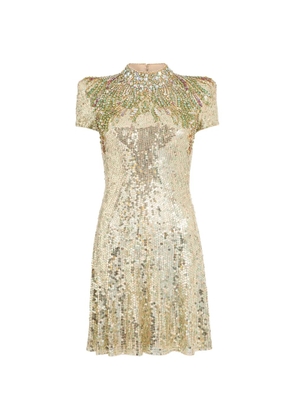 Jenny Packham mini Tala dress - Green