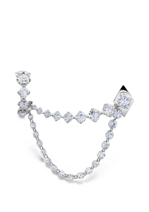 Jewels Aficionado Liora diamond ear cuff - Silver