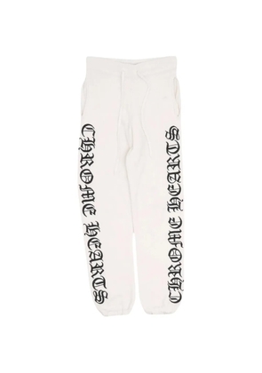 Chrome Hearts elasticated-waistband track pants - White