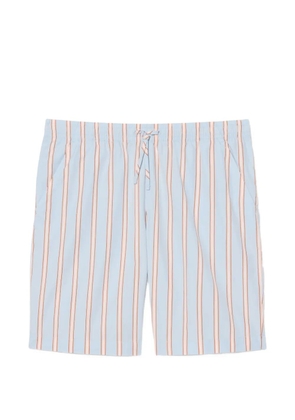 Lacoste striped drawstring shorts - Blue