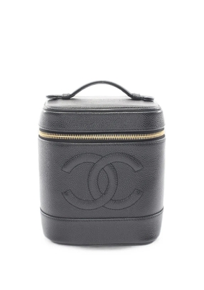 CHANEL Pre-Owned 2002-2003 Coco Mark Vanity handbag - Black